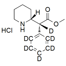 D-threo methylphenidate labeled d6 Hydrochloride D-threo methylphenidate labeled d6 Hydrochloride