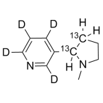 Nicotine labeled 13C2, d4