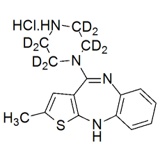 N-Desmethyl Olanzapine-d8 HCl N-Desmethyl Olanzapine-d8 HCl
