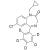 Prazepam labeled d5