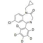 Prazepam labeled d5