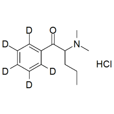 alpha-Dimethylaminopentiophenone-d5 HCl 1mg/ml alpha-Dimethylaminopentiophenone-d5 HCl 1mg/ml
