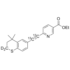 Tazarotene Labeled d2, 13C2